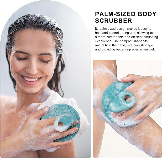 INNERNEED Food Grade Silicone Body Scrubber Gentle Exfoliating Brush - Image 3