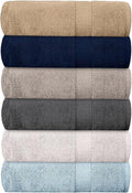 QUBA LINEN Hotel & Spa 100% Cotton Bath Towels Pack of 6, Ultra Soft, Quick Dry by QUBA+LINEN