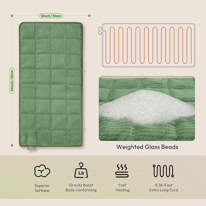 GOTCOZY Weighted Heating Pad 12"X24" - Image 3