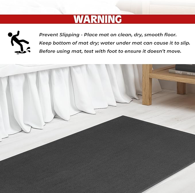 Cotton Paradise 100% Cotton Non Slip Bath Mats - Image 7