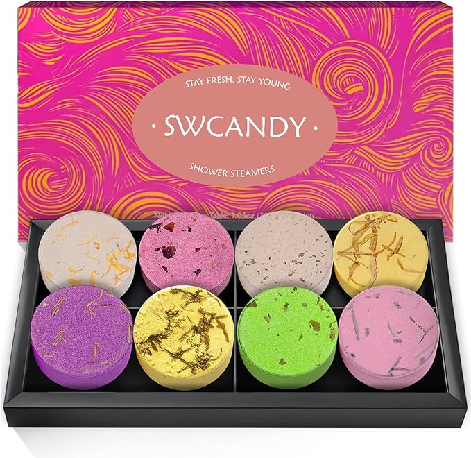 SWCANDY Shower Steamers Aromatherapy Teen Girl Gifts Trendy Stuff Travel by SWCANDY