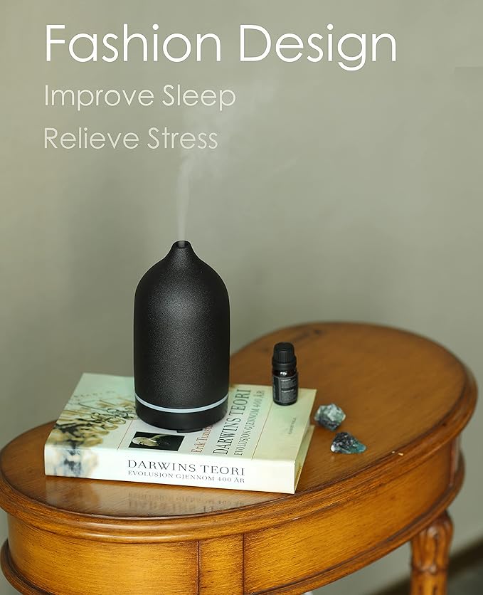 Essential Oil Diffuser, Handcrafted Ceramic Diffuser - Image 4