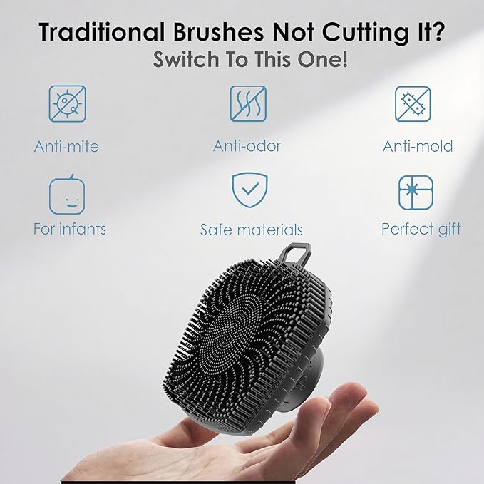 RamPula Face Scrubber & African Net, Silicone Exfoliating Brush - Image 8