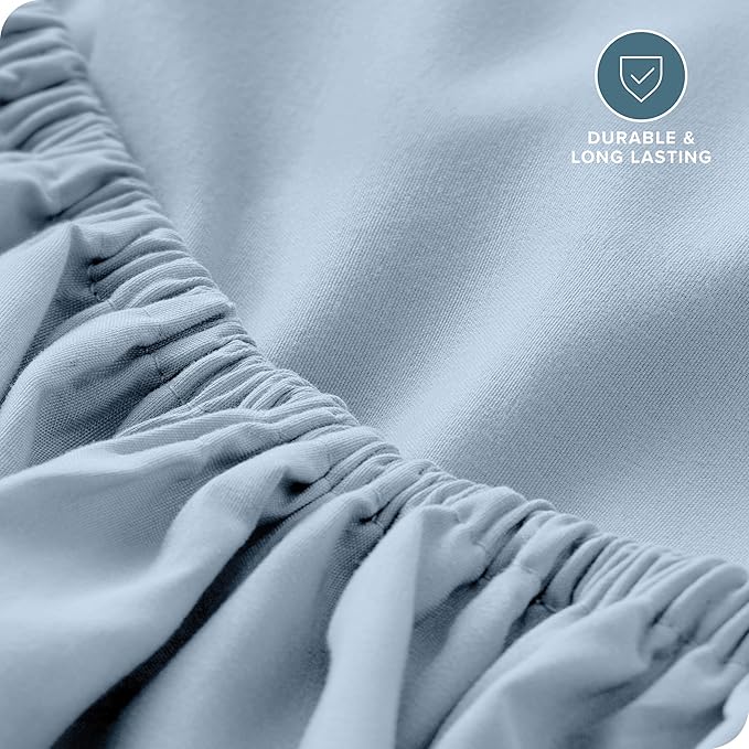 Bare Home Fitted Bottom Sheet Twin Size - Image 5