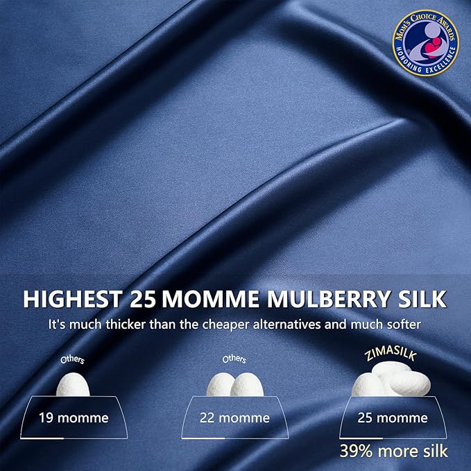 ZIMASILK 25 Momme 100% Pure Mulberry Silk Pillowcase - Image 3