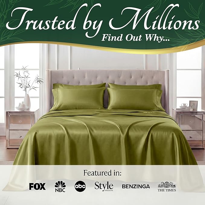 DECOLURE 100% Viscose Derived from Bamboo Sheets King Size - Image 5