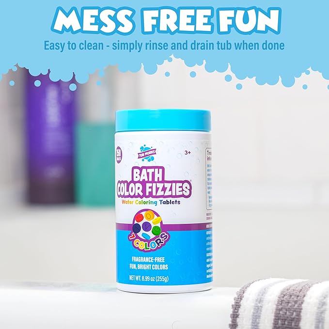 Tub Works® Bath Color Fizzies, Bath Color Tablets - Image 7