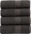Springtree Home 100% Cotton Bath Towel Set of 4 | Super Soft & Absorbent by SpringtreeHome