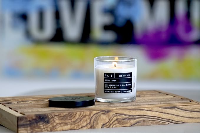 Lulu Candles | Jasmine & Lily | Luxury Scented Soy Jar Candle | Hand Poured in - Image 3