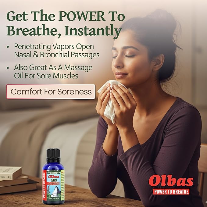 Olbas Massage and Aromatherapy Oil, 1.01 Fl Oz, body massage oil, Swiss Herbal - Image 3