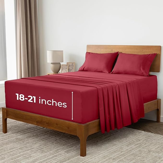 Mellanni Extra Deep Split King Sheets by Mellanni