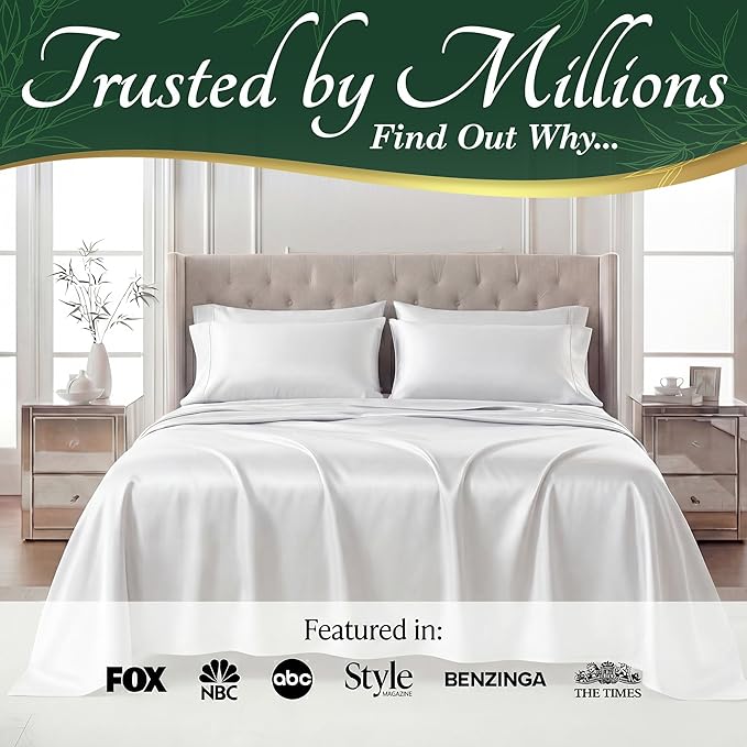DECOLURE 100% Viscose Derived from Bamboo Sheets King Size - Image 5