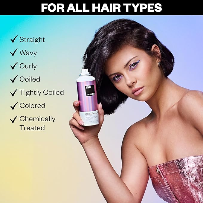 IGK ANTISOCIAL Bond-Building Dry Hair Mask Travel | Repair + Soften + Shine | - Image 6