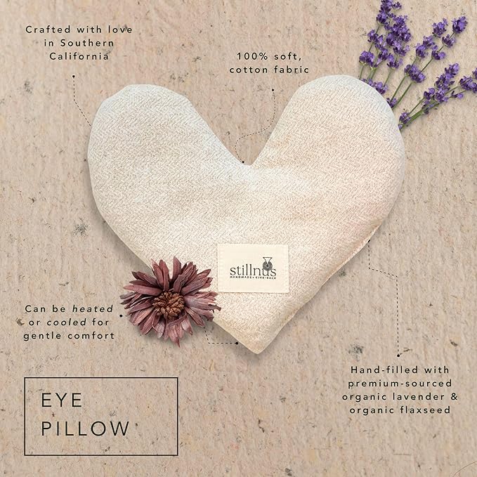 Stillnus First Light Weighted Eye Pillow – Organic Flaxseed & Lavender - Image 2