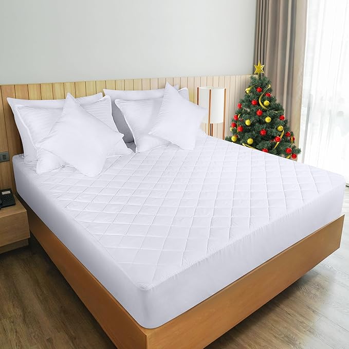 Utopia Bedding 2 Pack Quilted Fitted Mattress Pad, Twin XL Size, Elastic Fitted - Image 6