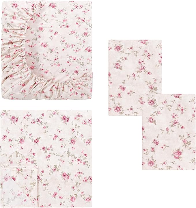Modern Threads Printed 3-Piece Extra Soft Bedding Sheets & Pillowcase Set - Image 8