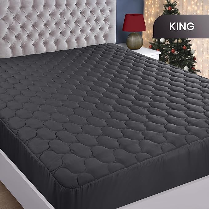 Utopia Bedding Waterproof Mattress Protector, King Mattress Pad, Quilted Fitted - Image 2