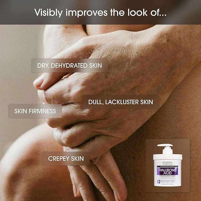 Advanced Clinicals Retinol Body Cream + Hyaluronic Acid Moisturizer 2pc - Image 9