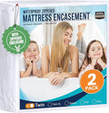 Utopia Bedding Mattress Protector Zippered Twin Size, 100% Waterproof Bed Bug by UTOPIABEDDING