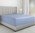 California Design Den Cotton Sateen Damask Stripe King Size Fitted Sheet Only by CaliforniaDesignDen