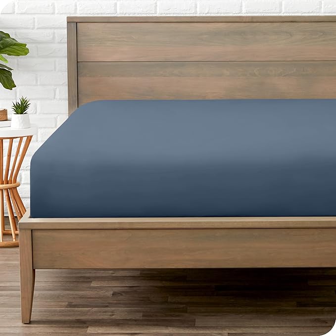Bare Home Fitted Bottom Sheet Full XL Size by BareHome