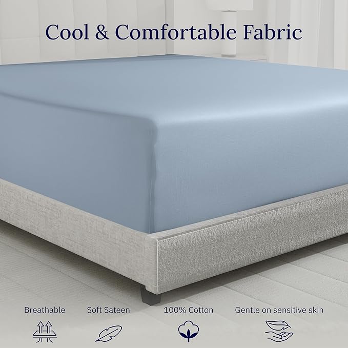 California Design Den Full Size Fitted Sheet Only - Image 7