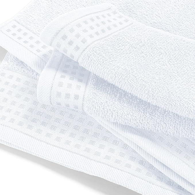 GLAMBURG Ultra Soft 3 Pack Cotton Towel Set, Contains a Bath Towel 28x55 inch - Image 2