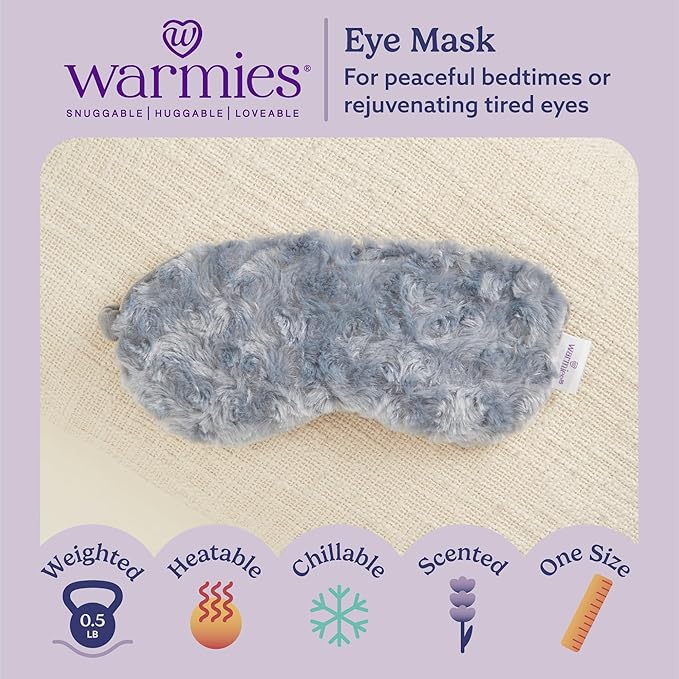 warmies Microwavable Eye Mask for Warmth & Comfort - Image 2