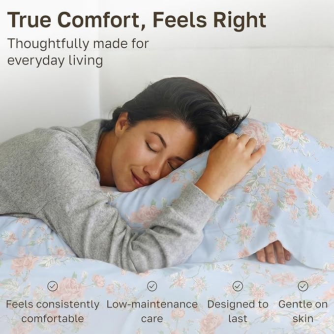 California Design Den Soft Cotton Bed Sheets Queen Size Set, 400 TC Good - Image 6