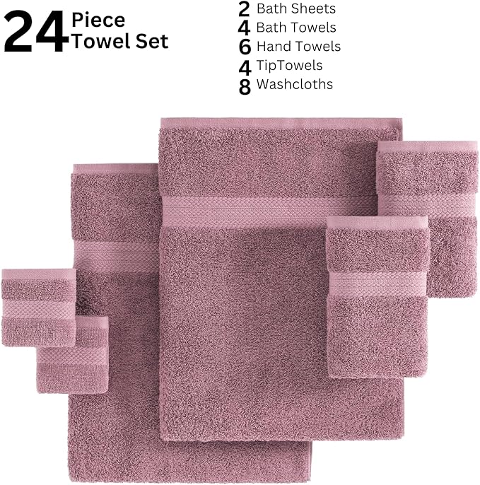 LANE LINEN Bathroom Towels Set - Image 5