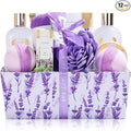 Spa Luxetique Gift Baskets for Women Lavender Spa Gifts for Women 12 Pcs by spaluxetique