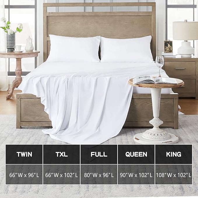 FreshCulture King Flat Sheets Only 2 Pack - Image 5