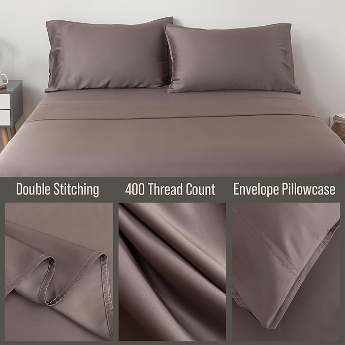 Bella Coterie | Luxury Bamboo Viscose King Size Pillowcase Set | 100% - Image 3