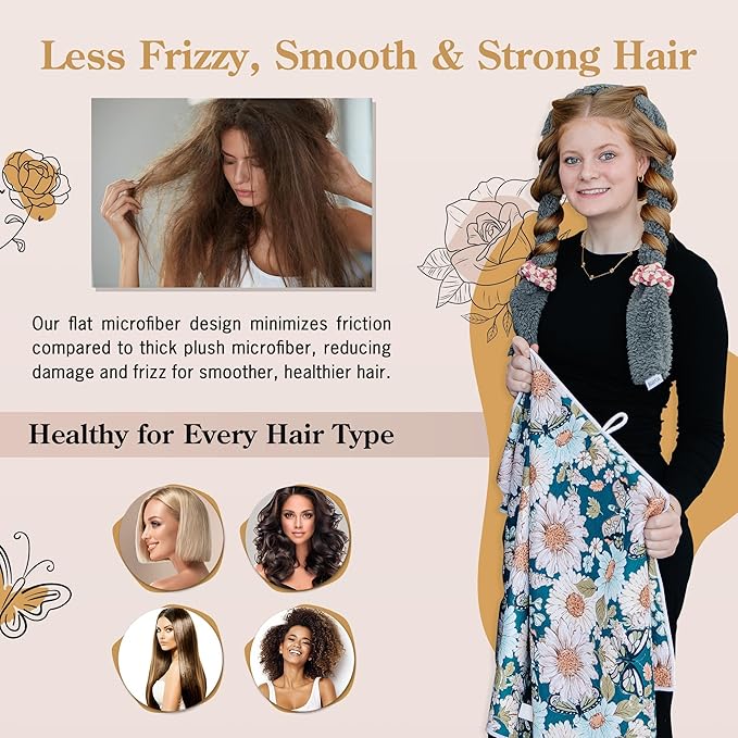 Microfiber Hair Towel Wrap for Women - Image 9