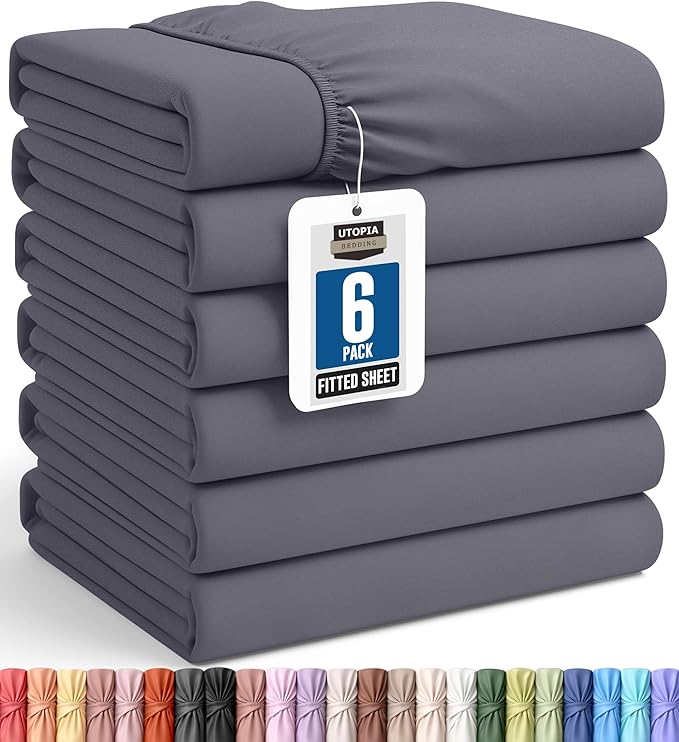 Utopia Bedding Queen Fitted Sheets by UTOPIABEDDING