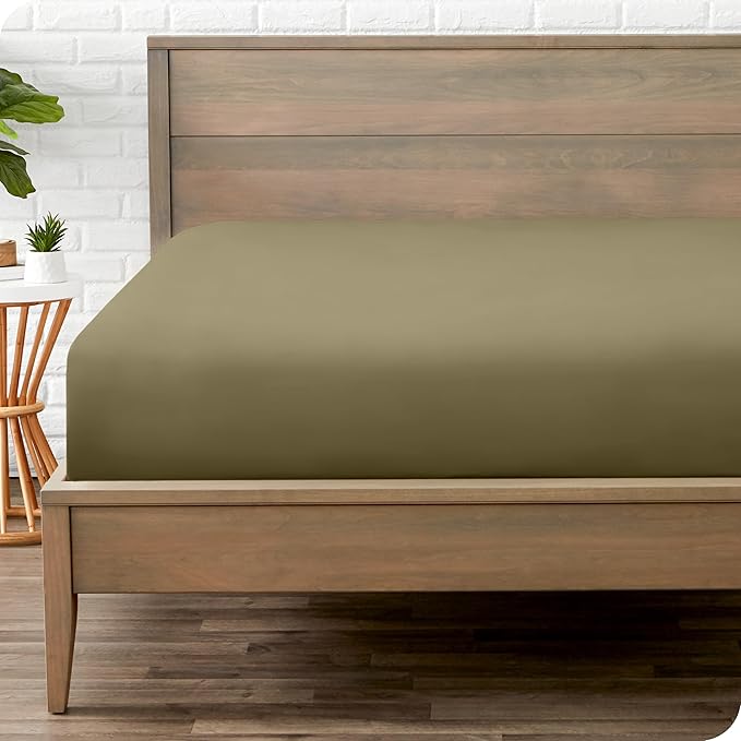 Fitted Bottom Sheet Twin Size by BareHome