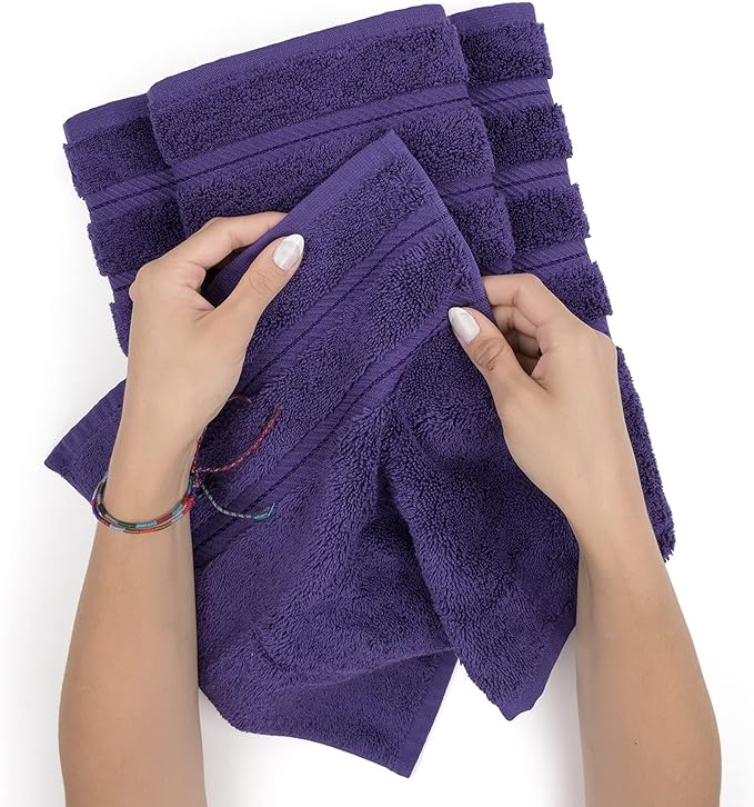 American Soft Linen Premium 3 Piece Towel Set, 1 Bath Towel 1 Hand Towel 1 - Image 5