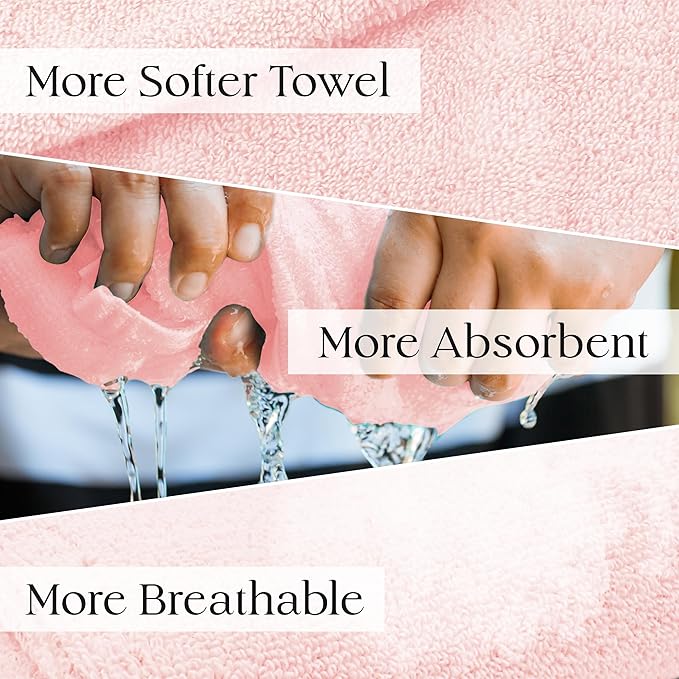 Cotton Hair Towel Wrap for Women/Kids | Quick Dry, Soft & Absorbent 420 GSM - Image 3