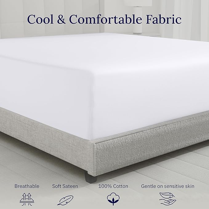 California Design Den Full Size Fitted Sheet Only - Image 7