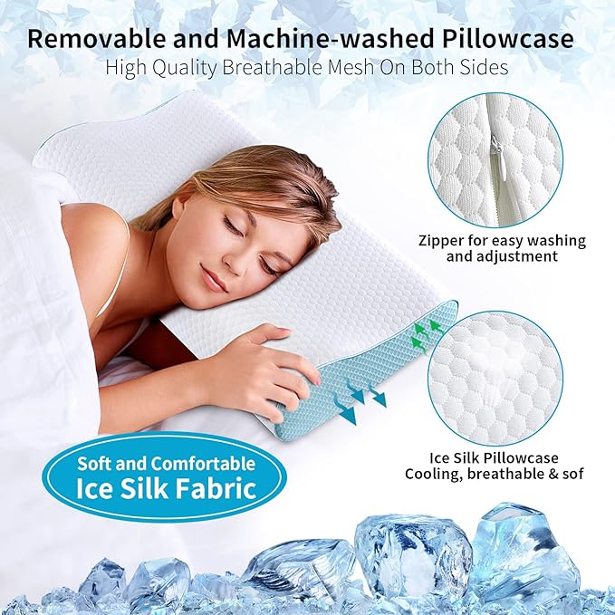 Memory Foam Pillows Neck Pillow Bed Pillow - Image 2