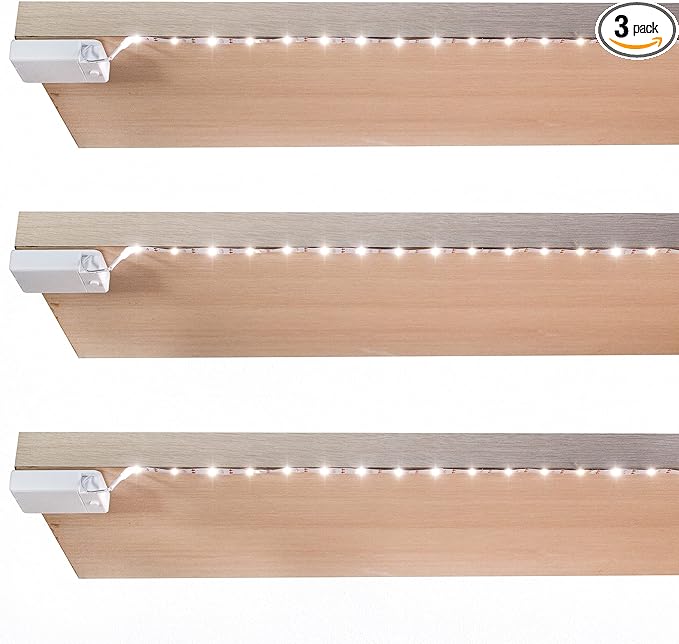 BestLuz Battery Powered LED Strip Lights, Wireless LED Strip Lights 40 inch x 3 by BestLuzUS