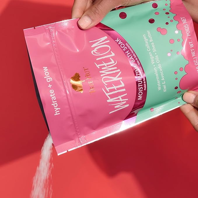 Tree Hut Watermelon Moisturizing Bath Soak, Bath Salt - Image 5