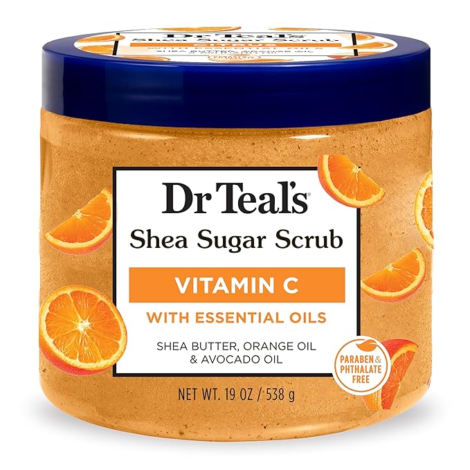 Dr Teal's Shea Sugar Body Scrub, Citrus - Image 2