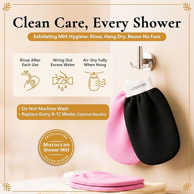 Moroccan Exfoliating Glove for Shower - Image 7