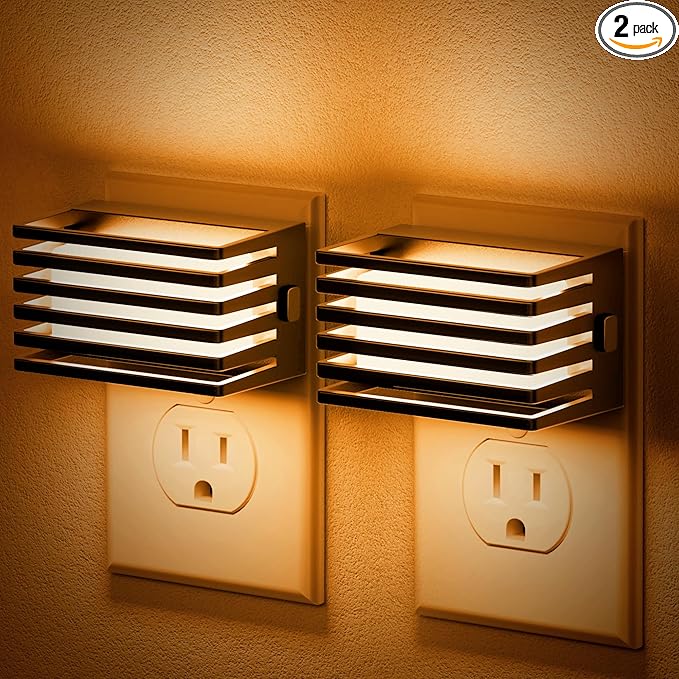 JandCase Amber Night Light, Night Lights Plug into Wall by JandCase