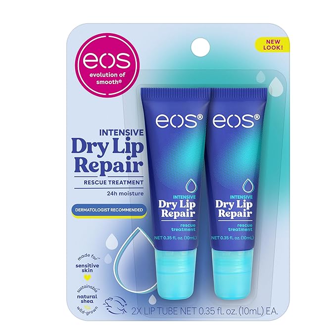 eos The Hero Lip Repair, Extra Dry Lip Treatment, 24HR Moisture, Natural by eosproducts