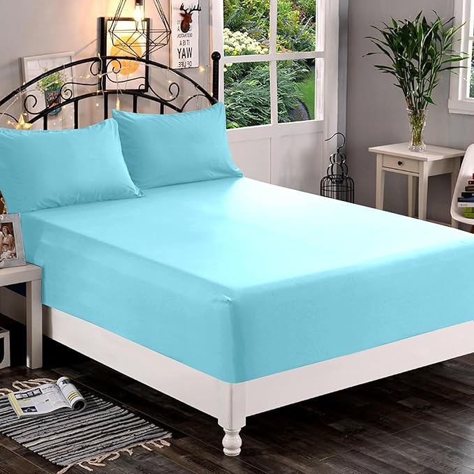 Elegant Comfort 1500 Premium Quality Fitted Sheet Ultra Soft 18-24 Inch Extra - Image 2