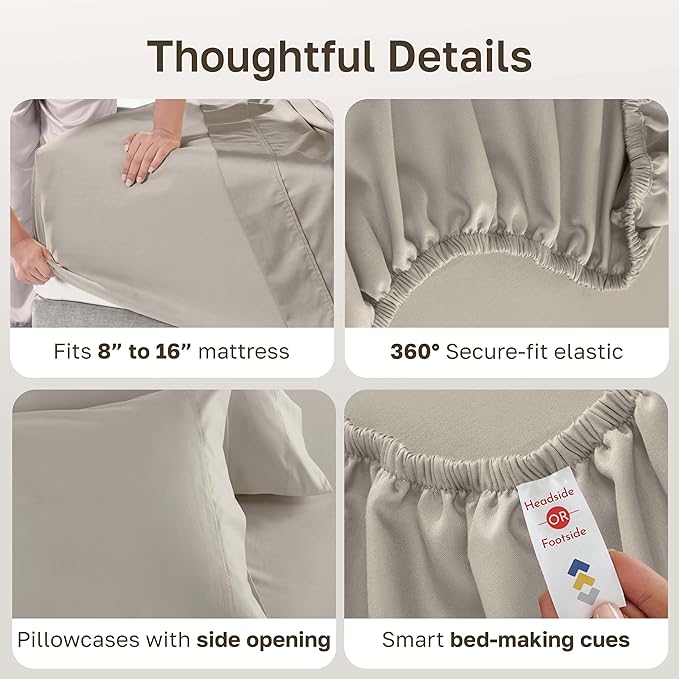 California Design Den Full Size Bed Sheets Set - Image 5