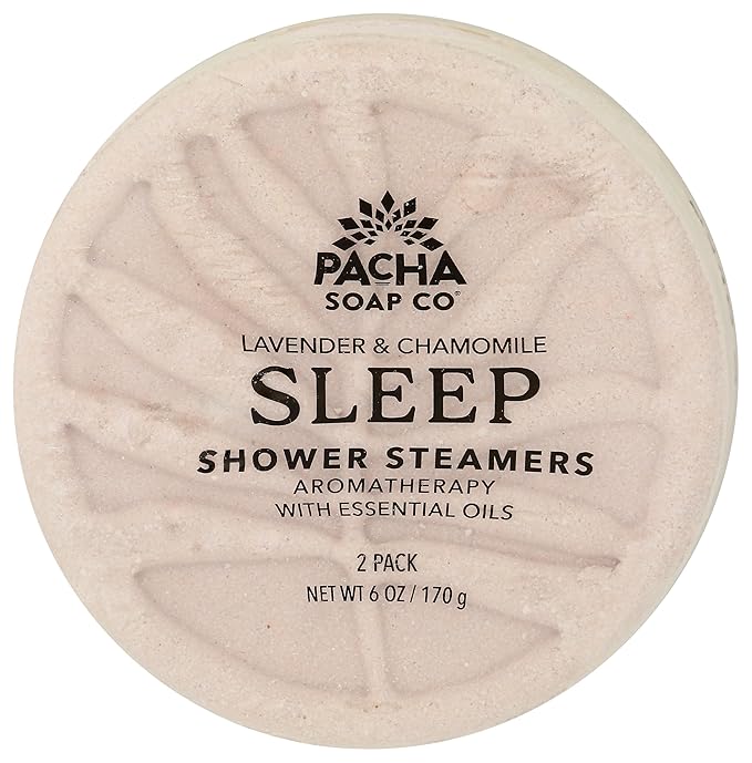 PACHA SOAP Sleep Shower Steamer 2 Count, 6 OZ by PachaSoapCo