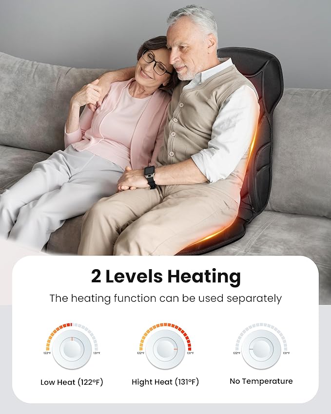 COMFIER Massage Seat Cushion, Back Massager - Image 4